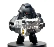 40k Space Marines Iron Hands Chibi Figure SEALED OOP - Advent Calendar