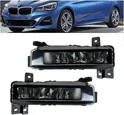Car Front LED Fog Light Compatible for BMW G07 F45 F46 2019 2020 2021 Headlights Fog Lamp Replacement Auto Parts 63177471081 63177471082(Only Left style 1)