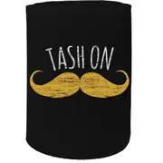 Alcohol Stubby Holder - Tash On - Funny Novelty Birthday Gift Joke Beer Can Bottle Coolie
