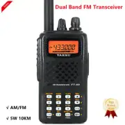Dual Band FM Transceiver Handheld 5W 10KM VHF UHF Radio YAESU FT-60R
