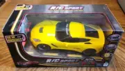 2013 New Bright R/C Sport 27 Mhz Yellow Corvette Stingray Radio Control Car