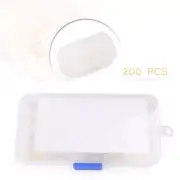 200pcs M2.5 Nylon White Male-Female Standoff Spacers Bolts Nuts Assortment
