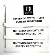 3x Official RDS Clear Screen Protector for Nintendo Switch LITE Gaming Console