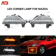 2X FOR 2014-16 MAZDA 3 AXELA Switchback LED Corner Light Turn Signal LAMP CLEAR (for: Mazda)