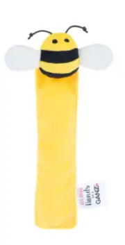Ganz Springtime Page Pals Soft Bookmark Yellow Bee Bumblebee 9 1/2" Long