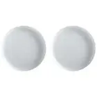 2x Maxwell & Williams White Basics High Rim Serving Platter 28cm Round Porcelain