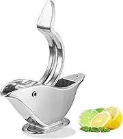 Bird Lemon Squeezer Manual, Metal Lemon Slice Squeezer,Lime Slice Squeezer,Bird Lemon Juicer Hand,Heavy Duty,Ergonomic, Stainless Steel