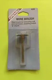 *NOS* 428-DREMEL-STEEL WIRE BRUSH-FREE SHIPPING*