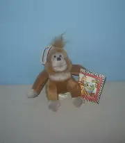 1994 K&M Wild Republic Mini 6" Oangutan Jungle Monkey Stuffed Plush Animal