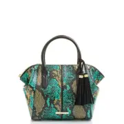 NEW BRAHMIN MINI CAMILA BIRD OF PARADISE FRONTERA LEATHER HANDBAG/SHOULDER