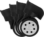 4pcs Replacement Luggage Wheel Silent Swivel Wheels for Suitcase Repair for Easy Maneuvering and Use