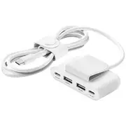 Belkin BoostCharge 4-Port USB Power Extender White