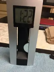 NWOT Mini Digital Grandfather Clock With Pendulum Battery Powered