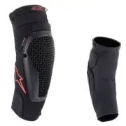Alpinestars Bionic Flex MX Motocross Offroad Black/Red Knee Protector- Pick Size
