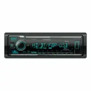 NEW Kenwood KMM-X704 1-DIN Car Digital Media Receiver w/ Bluetooth, HD Radio