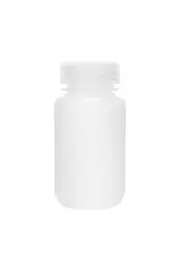 Eisco Labs 125ml Reagent Bottle, Wide Mouth with Screw Cap - HDPE