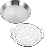 WEKADRIN Stainless Steel Sieve Kitchen Oil Tray Oil Filter Tray Long-Lasting Easy to Clean