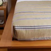 Jason Hudson Easycare Polyester Cotton Stripe Latte Comforter King