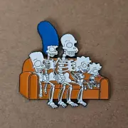 THE SIMPSONS Enamel Pin - Treehouse of Horror - Skeletons - Cartoons