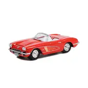 Greenlight 1:64 Scale Chevrolet Corvette 1960 Diecast Model Car Red