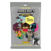 Panini Minecraft Starter Pack w/ Limited Edition Trading Collectable Card 3y+