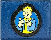 [Bethesda] Fallout 4 Vault Boy Blue ID & Card Bi-Fold Wallet