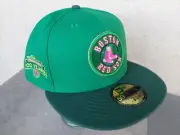 MyFitteds New Era 7 3/4 Boston Red Sox Cap Hat BLC Watermelon Green Purple 100th