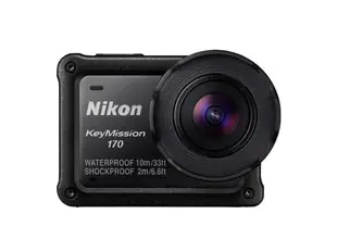 ☆昇廣☆【公司貨．送包+讀卡機+轉接環．享24期0利率】Nikon KeyMission 170 運動攝影機