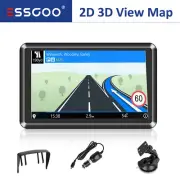 ESSGOO 5'' HD 8GB Car GPS Navigation Truck Sat Nav Australia Map w/ Sunshade FM