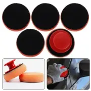 Cleaning Sponge Pads Detailing Wax Applicator Pads With Handle For Beauty Curing