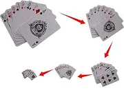 Diminishing Playing Cards Shrink Shrinking Card Deck Poker Magic Tricks Close Up