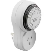 Doss 24HR Analogue Mechanical Time Indoor Wall Plug Switch Timer 240V 2400W Max