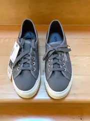 Superga 2750 Cotu Sage Grey Classic Platform Sneakers Women's 6.5---NEW IN BOX