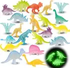 48Pcs Glow in Dark Mini Dinosaur Figures Easter Eggs Fillers Birthday Party Favo