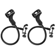 2 Pcs Gooseneck Bracket Mic Stand Clip Attachment Universal Hose Shelves