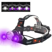 Ultra Violet & White LED Flashlight Blacklight Light Hunt Inspection Lamp Torch