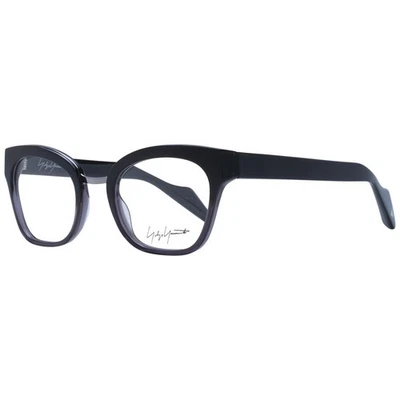 Yohji Yamamoto YO-1057966 Unisex Black Optical Frame Acetate Butterfly Eyewears
