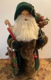 NWT St. Nicholas Square Country Santa Tree Topper