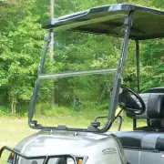 Clear Impact Resistant Fold Down Golf Cart Windshield for Yamaha G22 (2003-2006)