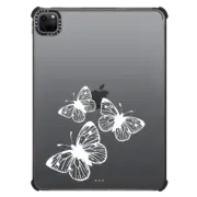 iPad Pro 11-inch (3rd/4th gen) iPad Impact Case White Butterflies in Flight