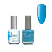 Lechat Nobility NBCS073 Costa Rica Blue - UV LED Gel & Nail Polish Lacquer Duo