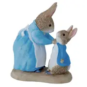 Beatrix Potter Mrs Rabbit and Peter Miniature Figurine A271780