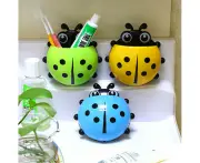 Ladybug toothbrush holder suction cup toothbrush toothpaste facial cleanser storage rack bathroom suction Wall toothbrush