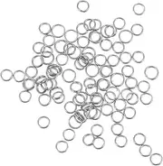 OSOLADY 100Pcs Connection Rings for Fishing Accessories Durable and Lightweight Joint Rings with Inner for Connecting Hooks and Baits