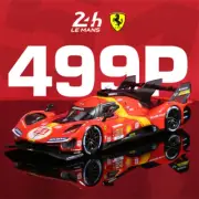 Bburago 1:24 Ferrari 499P 2023 Endurance Race Alloy Track Racing Sports Car Toy