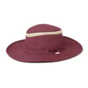 Tilley LTM6 Airflo Broad Brim Hat, Burgundy, 7 1/4