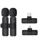 Professional Wireless Lavalier Lapel Microphone for iPhone