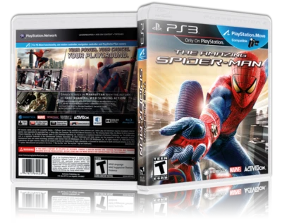 The Amazing Spider-Man - Replacement PS3 Cover and Case. NO GAME!!