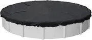Pool Mate 3821-PM Black Mesh Winter Pool Cover for Round Above Ground Swimming Pools, 21-ft. Round Pool