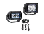 Kings 4.4" Work light + 3.3" Work light + Rear Lighting Wiring Harness Kit